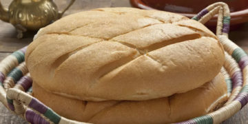 Khobz - Basic Moroccan White Bread - Africa food recipe