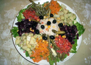 Moroccan Rice Salad with Vegetables