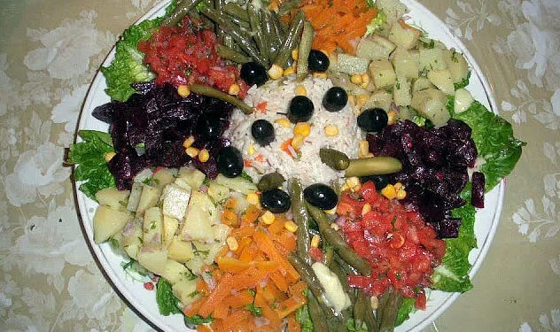Moroccan Rice Salad with Vegetables