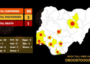 Nigeria confirms eight new cases of coronavirus, total now 89