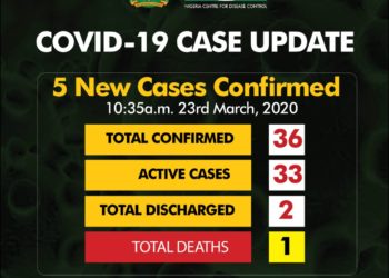 Nigeria records first death from Coronavirus