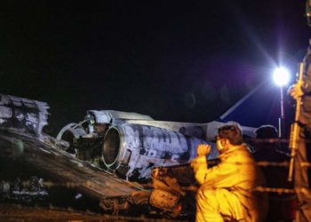 Plane catches fire on takeoff at Philippine airport, eight dead