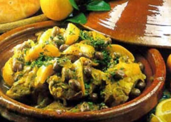 Traditional Moroccan Tagine with vegetables - Africa food recipe