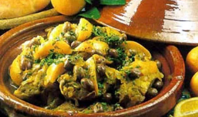 Traditional Moroccan Tagine with vegetables - Africa food recipe