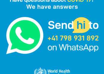 WHO Health Alert brings COVID-19 facts to billions via WhatsApp