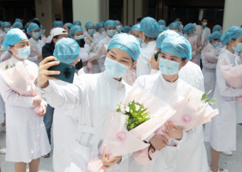 CHINA in pictures: Wuhan nurses celebrate Intl Nurses Day