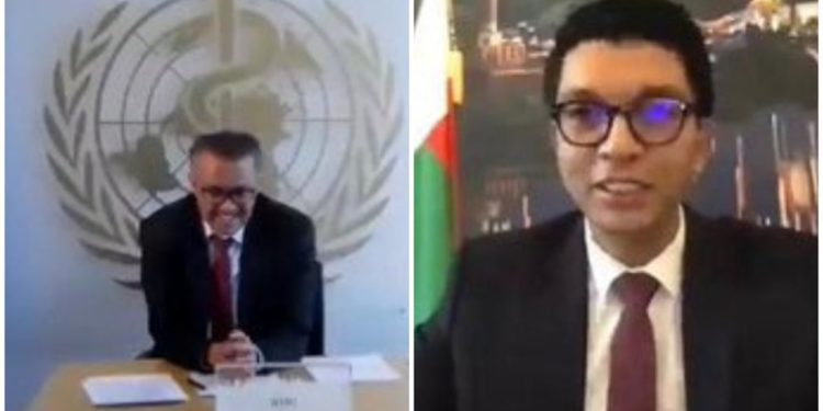Breaking: Madagascar President, WHO DG hold virtual meeting