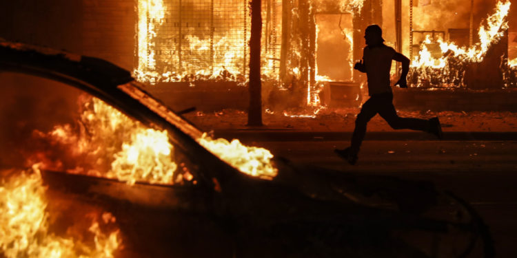 President Trump takes hard line on US protests