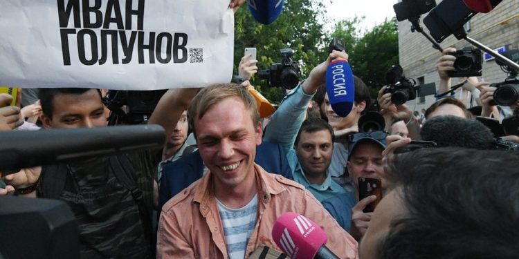 Journalist Golunov to sue Moscow cops who planted drugs on him in summer 2019, seeks $70k in damages
