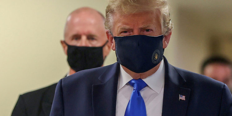 President Trump appears to endorse wearing masks by tweeting doing so is 'patriotic'