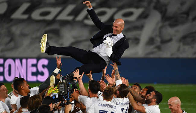 Real Madrid crowned La Liga champions