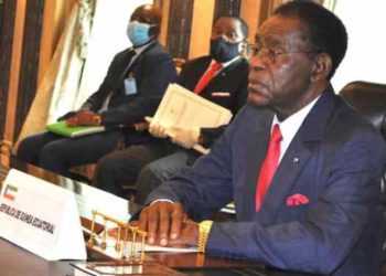 Equatorial Guinea: President Obiang Nguema Mbasogo and BEAC governor talk about Covid-19 crisis