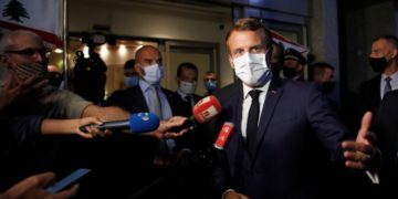 Macron visits Lebanon for 2nd time after Aug 4 explosions in Beirut