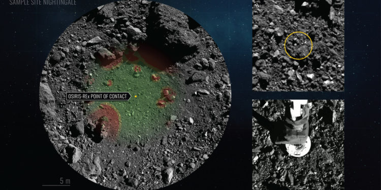 Greedy grabber: NASA scrambles to return jam-packed asteroid sampler to Earth as rock dust escapes from ship’s overstuffed ‘belly’