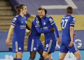 Leicester City 2-0 Crystal Palace. Leicester moved closer to Champions League qualification