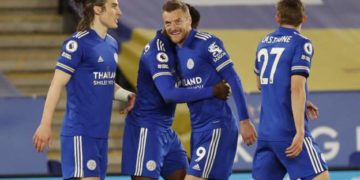 Leicester City 2-0 Crystal Palace. Leicester moved closer to Champions League qualification