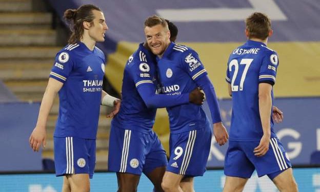 Leicester City 2-0 Crystal Palace. Leicester moved closer to Champions League qualification