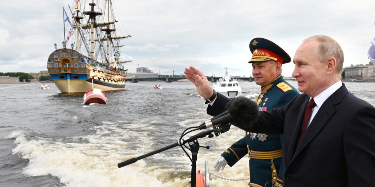 The Russian Navy can detect any enemy and launch a "lethal strike" if needed -- Putin