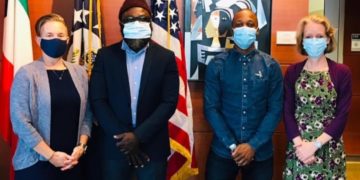 Malabo: U.S Ambassador to Equatorial Guinea meets with YALI members Rep.