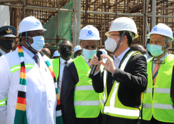 Work is proceeding smoothly on an expansion of Zimbabwe's biggest airport