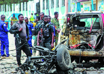 At least 10 people, were killed in Mogadishu, after a suicide car bombing targeted a security checkpoint