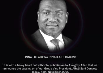 NIGERIA : Alhaji Sani Dangote, Brother To Africa’s Wealthiest  Aliko Dangote Laid To Rest.