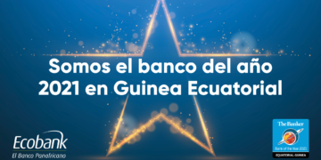 Ecobank Equatorial Guineais‘Bank of the Year’ award from The Banker