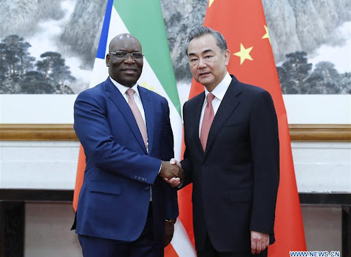 Beijing-Malabo: Chinese FM Wang Yi meets with Equatorial Guinea's FM