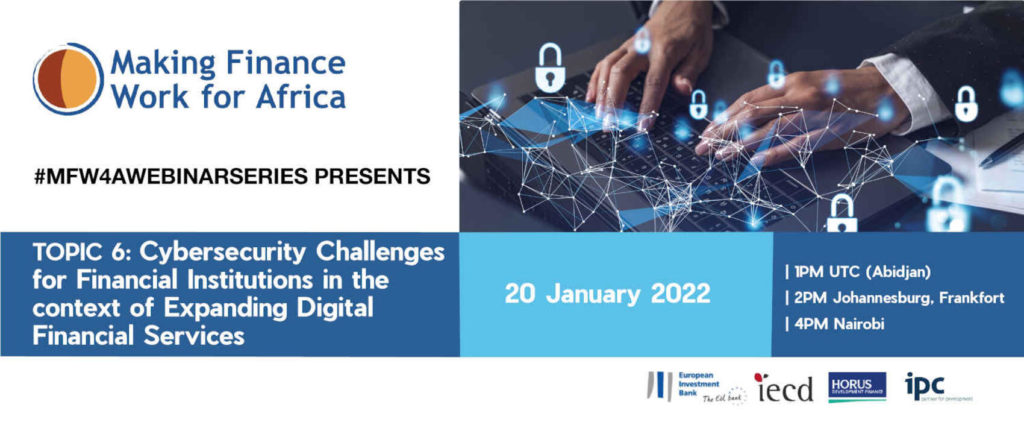 Cybersecurity in the context of expanding digital financial services