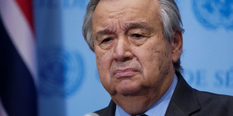 "I must say, President Putin: In the name of humanity bring your troops back to Russia.-- UN Chief