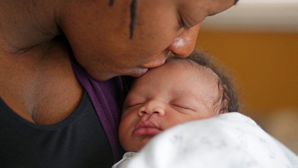 New born baby and Mother