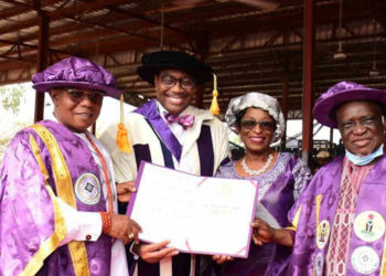 AfDB President Akinwumi Adesina calls on graduating class of Federal University of Technology Minna to create a new, greater, and more dynamic Nigeria