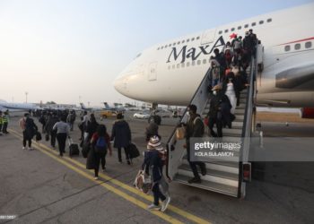 Nigerian evacuated students