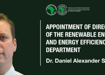 The African Development Bank appoints Dr. Daniel Alexander Schroth as Director Of the Renewable Energy And Energy Efficiency Department