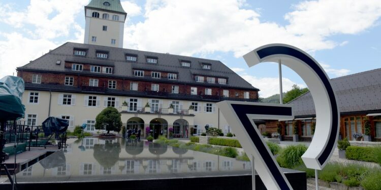 Group of Seven kicked off summit amid lower expectations and protests.