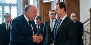 Egypt’s Foreign Minister Visits Syria, a First in a Decade