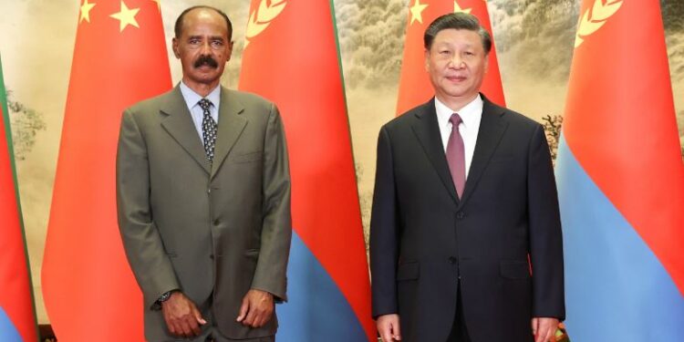 Xi holds talks with Eritrean president Language