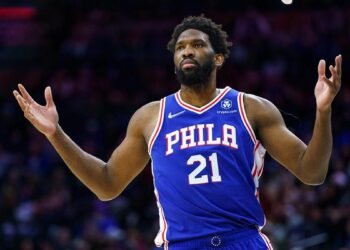 Cameroonian Joel Embiid moved to tears after his first NBA MVP trophy