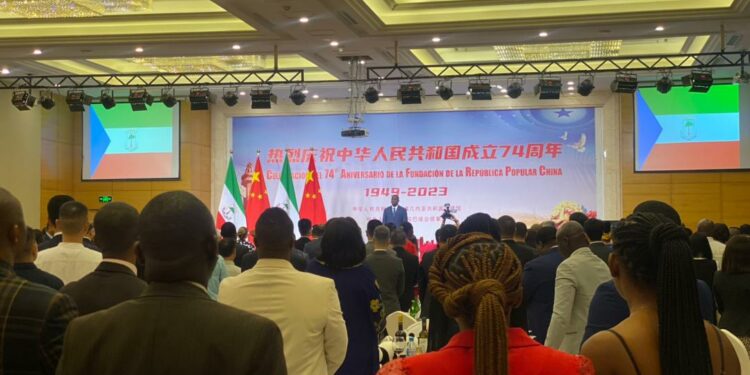 Beijing Embassy in Malabo celebrates 74th anniversary of the founding of the People’s Republic of China