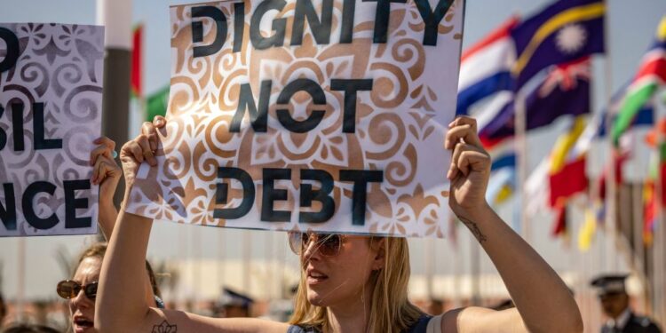 Activists protest on sidelines of IMF and World Bank annual meeting