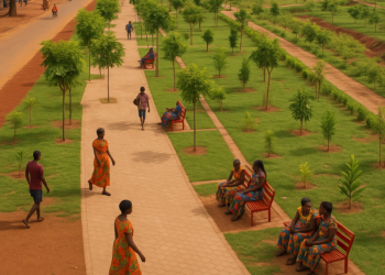 The Central African Republic, is investing in green infrastructure to protect 300,000 residents