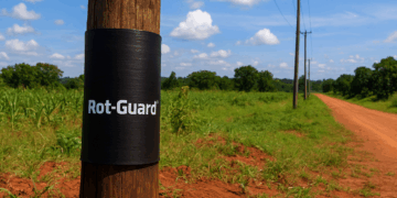 Uganda could save $8M with rot-guard on electric poles