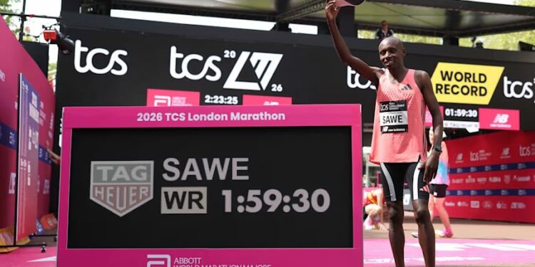 Sawe Breaks 2-Hour Marathon Barrier in Historic London Triumph