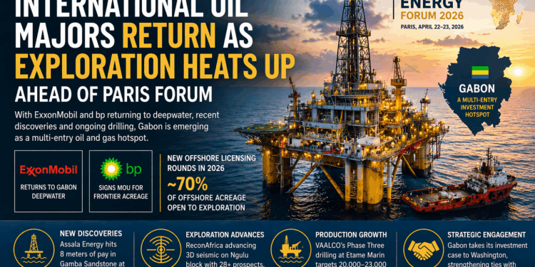 Gabon’s Offshore Revival Draws Global Oil Majors Ahead of Paris Energy Forum