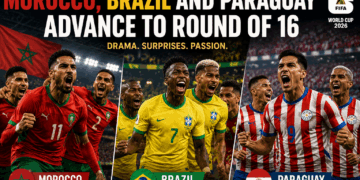 Morocco, Brazil and Paraguay Reach World Cup Round of 16 After Dramatic Victories