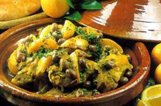 Traditional Moroccan Tagine with vegetables - Africa food recipe