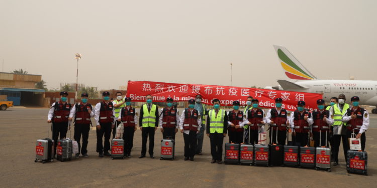 Medical team arrives in Burkina Faso