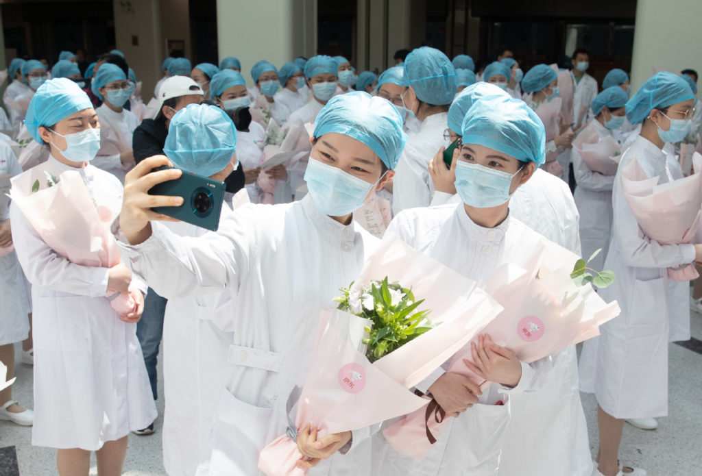 CHINA in pictures: Wuhan nurses celebrate Intl Nurses Day