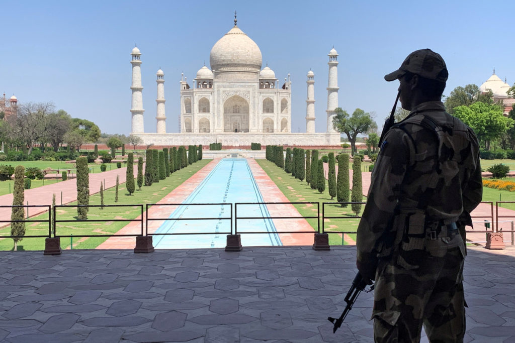 Taj Mahal remains closed as India becomes third-hardest-hit country