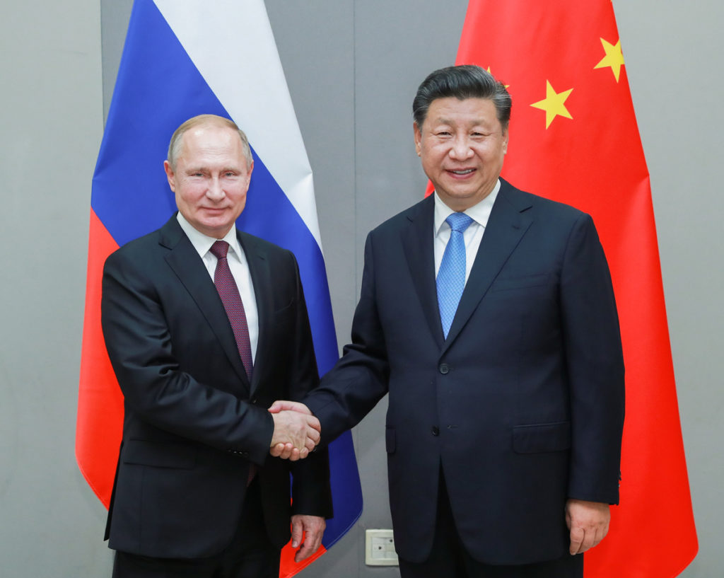 Xi, Putin stress China-Russia partnership